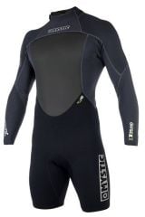 BRAND LONGARM SHORTY 3/2mm BZIP (XXL) (BLACK)